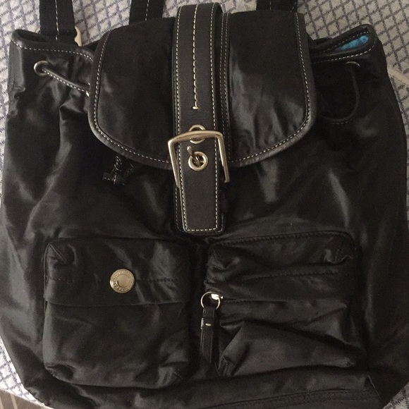 Coach leather backpack in black nice one main image 6